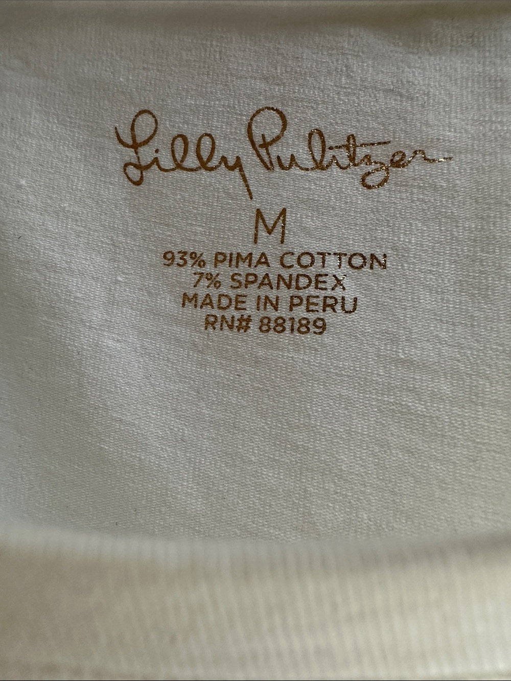 Lilly Pulitzer White Ruffle Sleeve Short-Sleeve Tee - Picture 4 of 4
